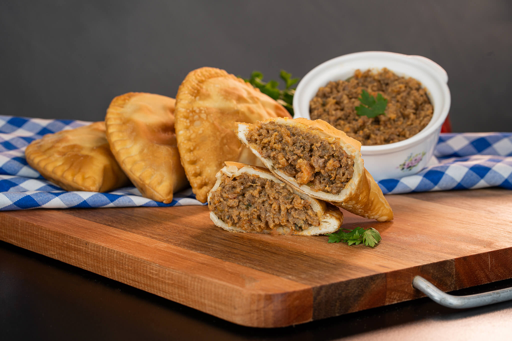 Linha para fritar — salgados crus e pastéis